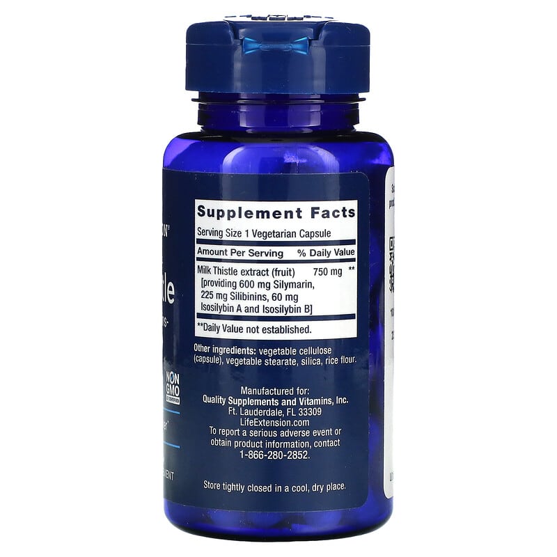 Life Extension Milk Thistle  60 vcaps
