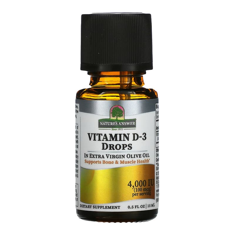 Nature's Answer Vitamin D-3 Drops  0.5 fl.oz
