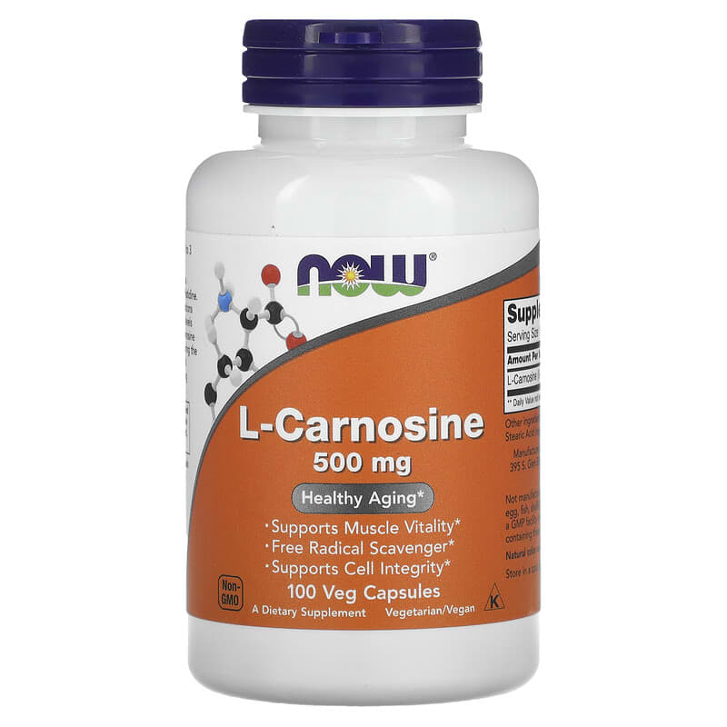 Now L-Carnosine (500mg)  100 vcaps