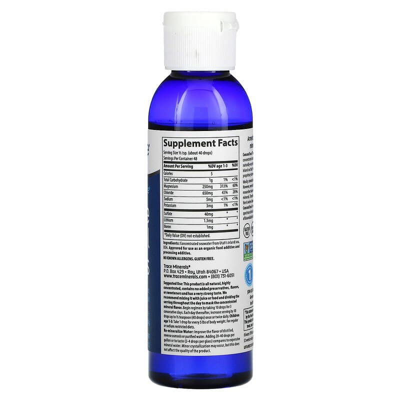 Trace Minerals Research ConcenTrace Trace Mineral Drops  4 fl.oz