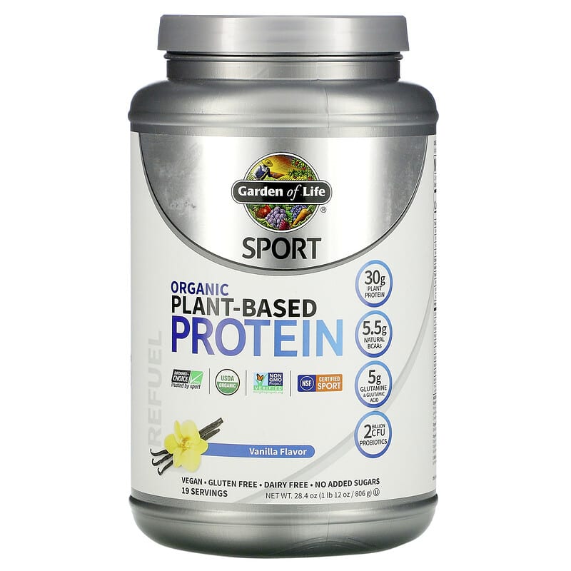 Garden Of Life Sport - Organic Plant-Based Protein Vanilla 28.4 oz