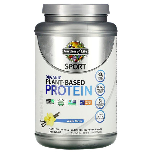 Garden Of Life Sport - Organic Plant-Based Protein Vanilla 28.4 oz