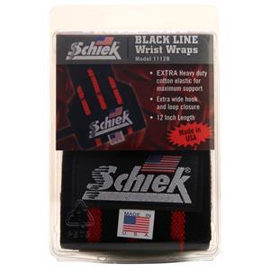 Schiek Sports Black Line Wrist Wraps 12 Inch 2 unit