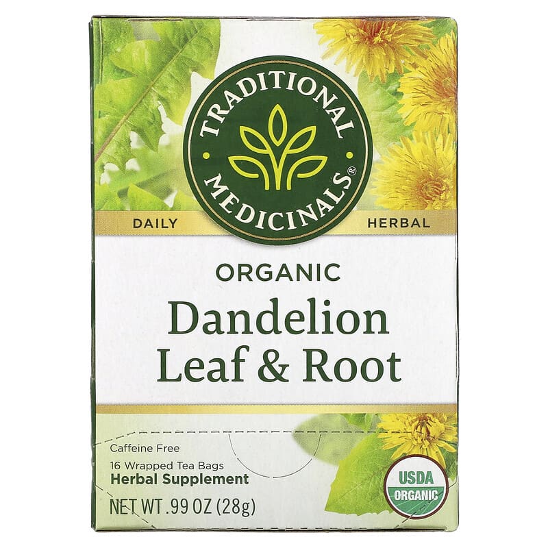 Traditional Medicinals Organic Herbal Tea Dandelion Leaf & Root 16 pckts