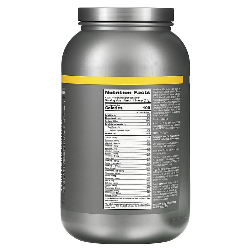 Nature's Best Isopure Banana Cream 3 lbs