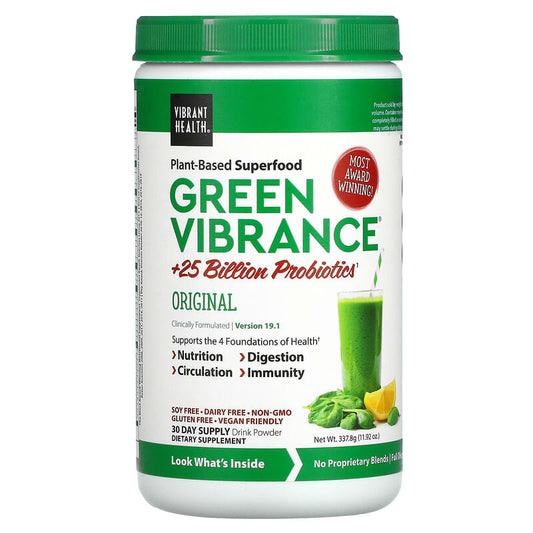 Vibrant Health Green Vibrance Powder Original 11.92 oz
