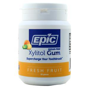 Epic Dental Xylitol Gum Fresh Fruit 50 count
