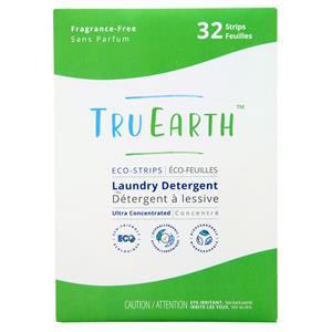 Tru Earth Eco-Strips Laundry Detergent Fragrance-Free 32 strip