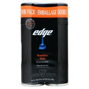 Edge Shave Gel with Aloe Sensitive Skin - Twin Pack 2 pack