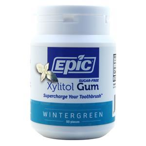 Epic Dental Xylitol Gum Wintergreen 50 count