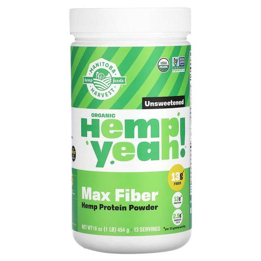 Manitoba Harvest Organic Hemp Yeah! Max Fiber Unsweetened 16 oz