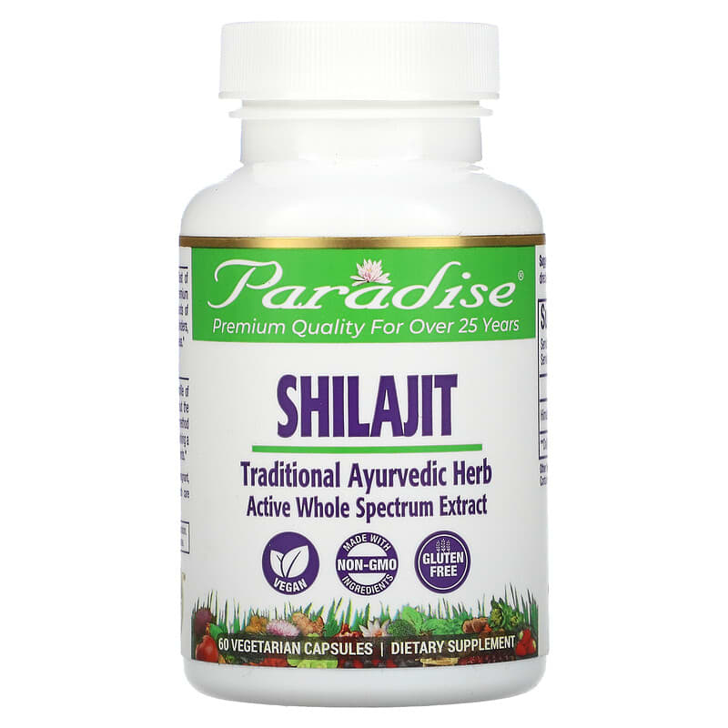 Paradise Herbs Shilajit  60 vcaps