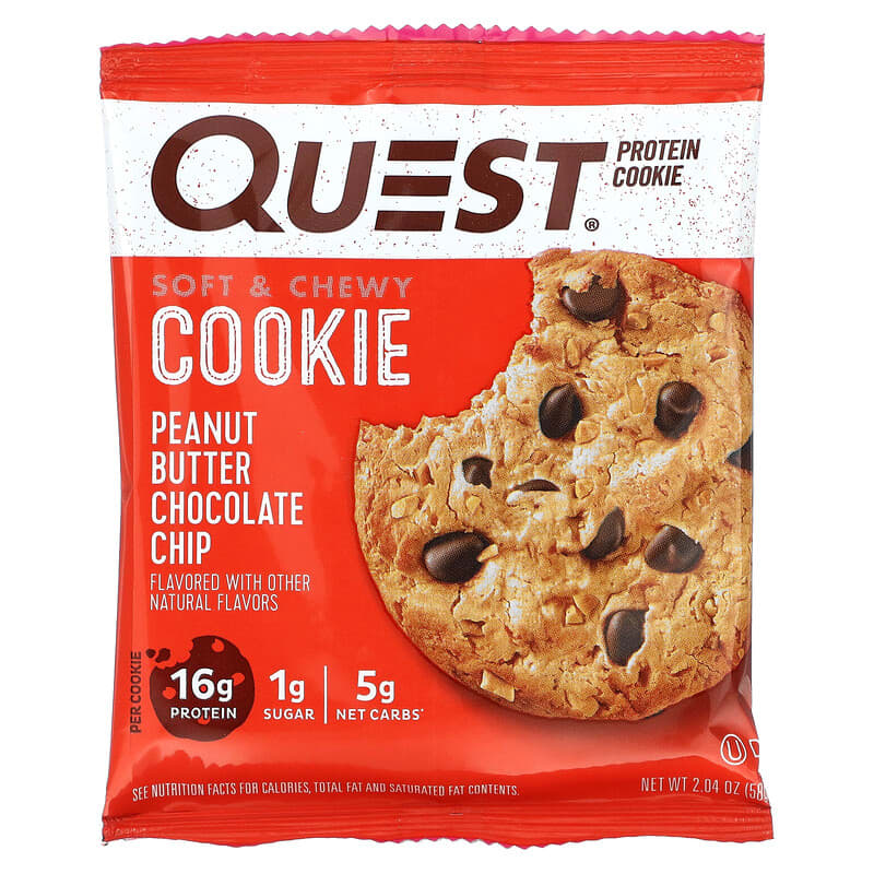 Quest Nutrition Quest Protein Cookie Peanut Butter Chocolate Chip 12 pack
