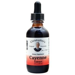 Christopher's Original Formulas Cayenne Liquid Extract (40,000 H.U.)  2 fl.oz