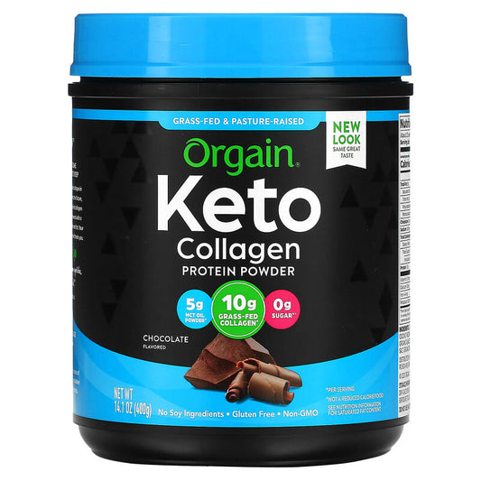 Orgain Keto - Ketogenic Collagen Protein Powder Chocolate 400 grams