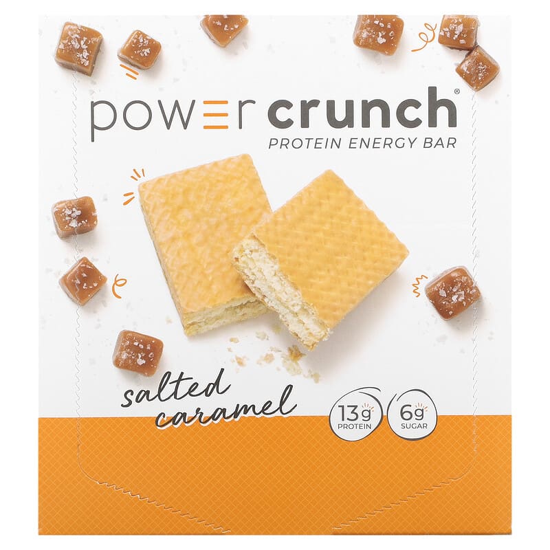 Power Crunch Protein Energy Bar Salted Caramel 12 bars