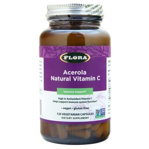 Flora Acerola Natural Vitamin C (100mg)  120 vcaps