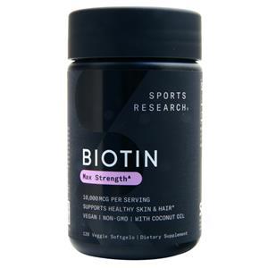 Sports Research Biotin (10,000mcg)  120 sgels