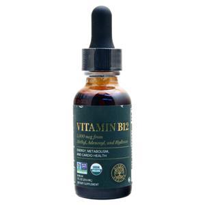 Global Healing Organic Vitamin B12 Liquid (5000mcg)  1 fl.oz