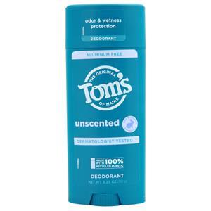 Tom's Of Maine Aluminum-Free Deodorant Unscented 3.25 oz