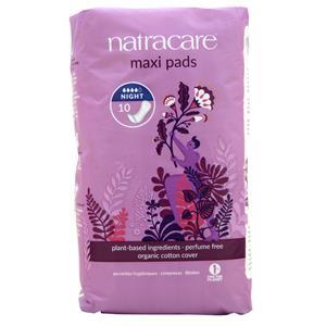 Natracare Maxi Pads Night Time 10 pads