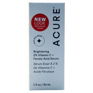 Acure Brightening 2% Vitamin C + Ferulic Acid Serum  1 fl.oz