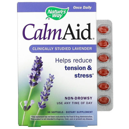 Nature's Way CalmAid - Clinically Proven Lavender  30 sgels