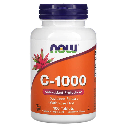 Now C-1000 Sustained Released with Rose Hips  100 tabs