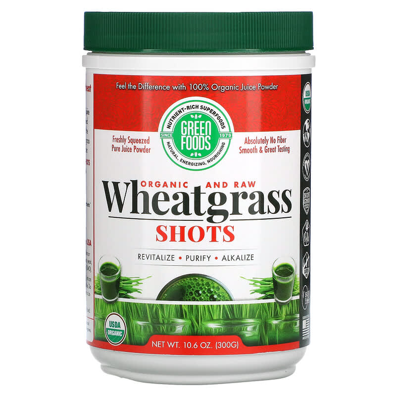 Green Foods Wheat Grass Shots  10.6 oz
