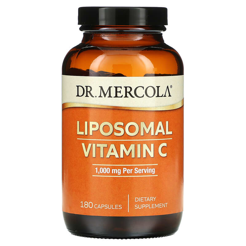 Dr. Mercola Liposomal Vitamin C (1000mg)  180 caps