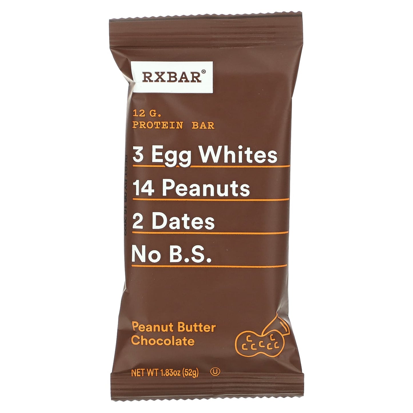Rx Bar Rx Bar Peanut Butter Chocolate 12 bars