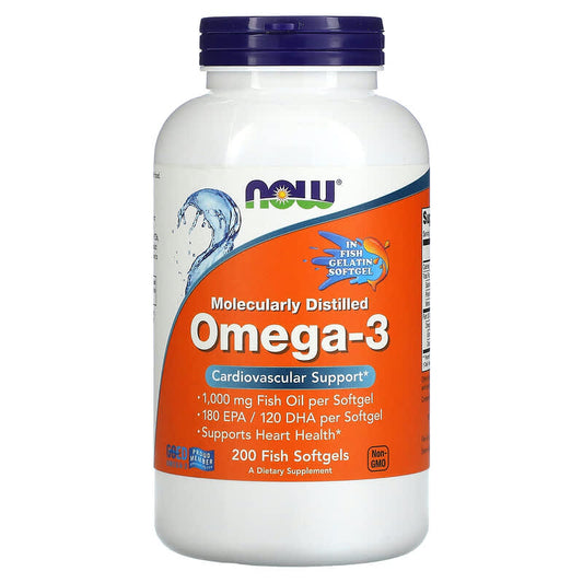 Now Omega-3 Fish Softgels  200 sgels