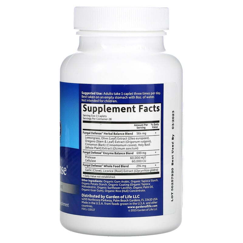 Garden Of Life Fungal Defense  84 cplts
