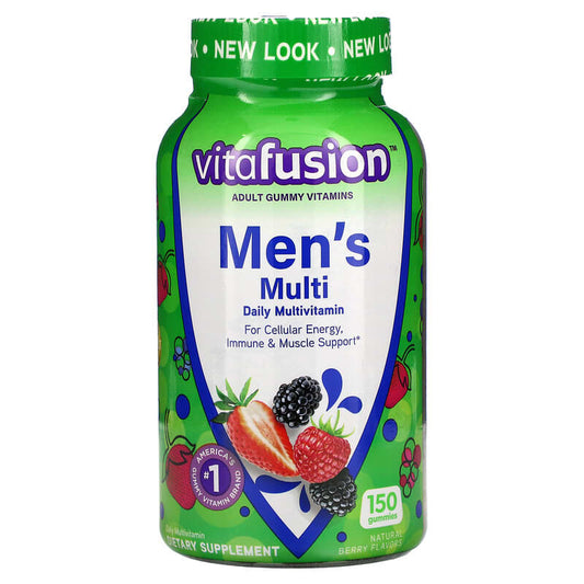 Vitafusion Men's Complete Multivitamin Gummy Natural Berry 150 gummy