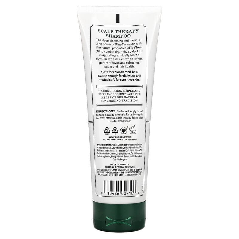 The Grandpa Soap Co Pine Tar Shampoo - Scalp Therapy  8 fl.oz