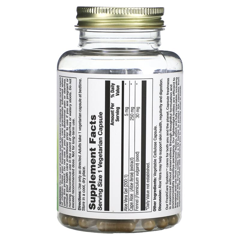 Nature's Life Aloe Vera Inner Leaf  100 vcaps