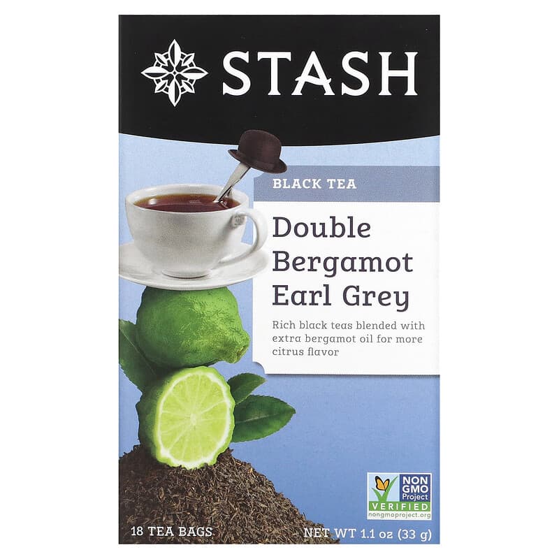 Stash Black Tea Double Bergamot Earl Grey 18 pckts