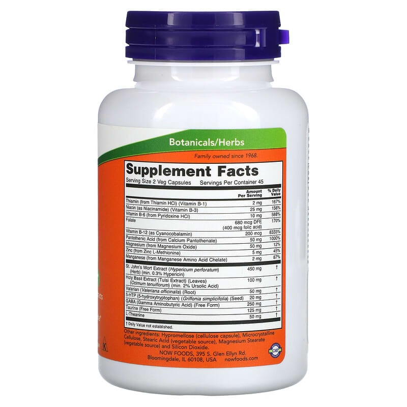 Now Mood Support with St. John's Wort  90 vcaps