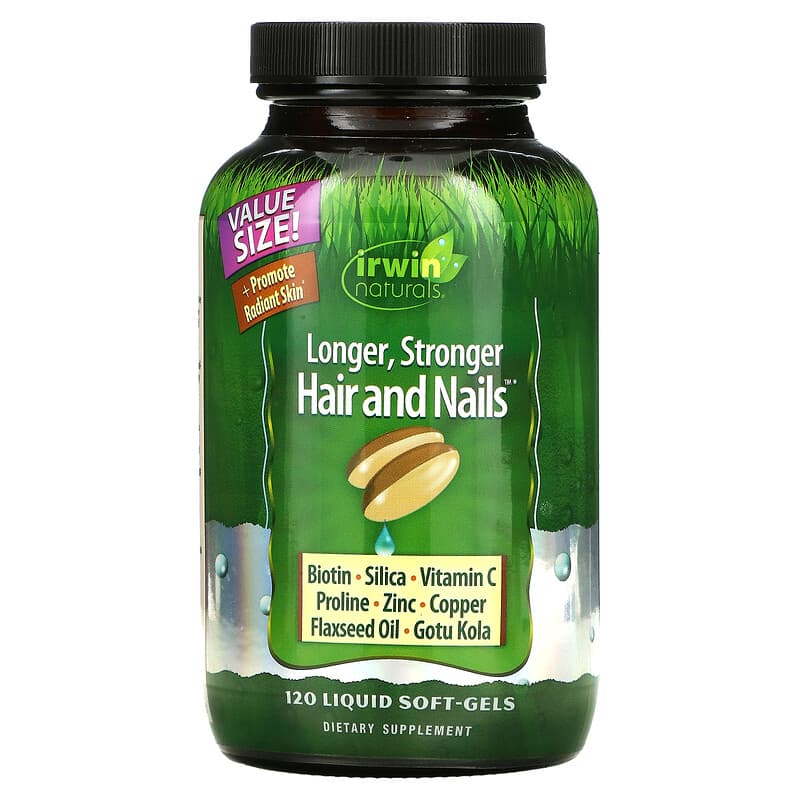 Irwin Naturals Healthy Skin and Hair plus Nails  120 sgels