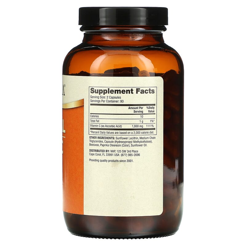 Dr. Mercola Liposomal Vitamin C (1000mg)  180 caps