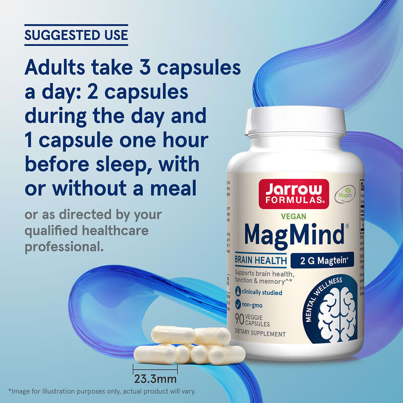 Jarrow MagMind - Magnesium L-Threonate  90 vcaps