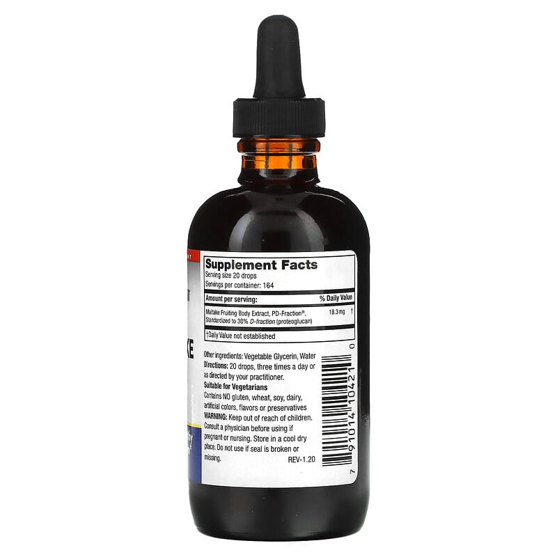 Mushroom Wisdom Maitake D-Fraction Liquid  120 mL