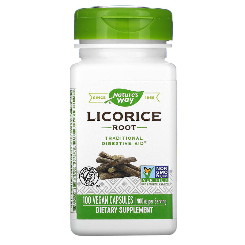 Nature's Way Licorice Root  100 vcaps