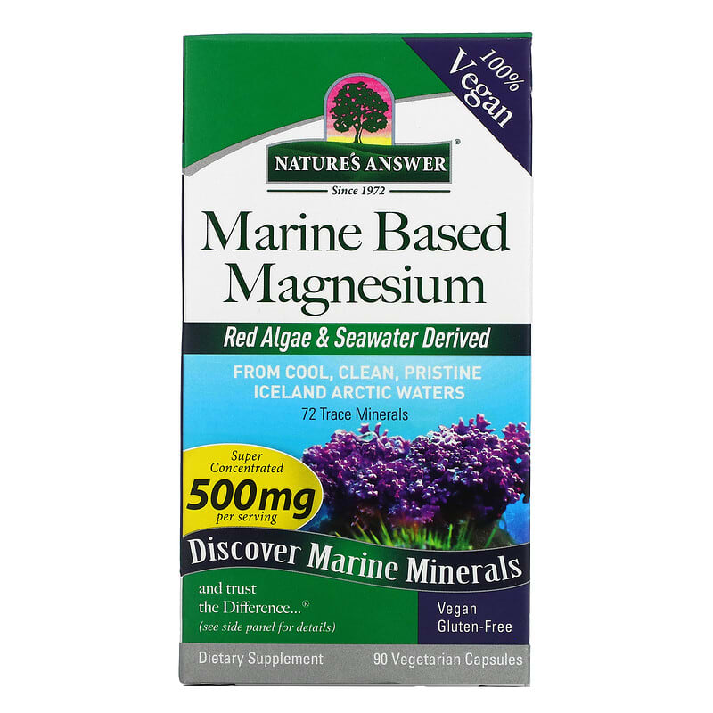 Nature's Answer Marine Based Magnesium  90 vcaps