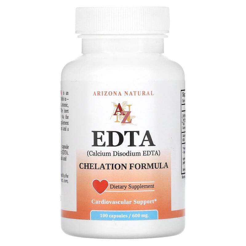Arizona Natural Products EDTA (600mg)  100 caps
