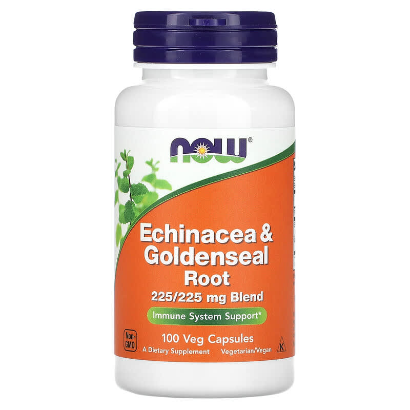 Now Echinacea & Goldenseal Root  100 vcaps