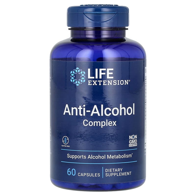 Life Extension Anti-Alcohol HepatoProtection Complex  60 caps