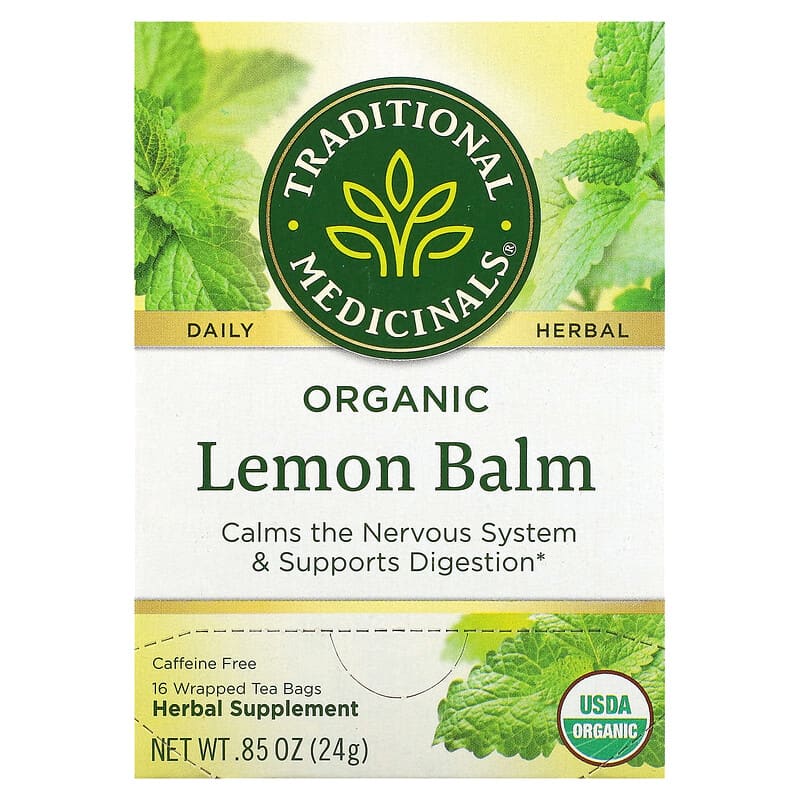Traditional Medicinals Organic Herbal Tea Lemon Balm 16 pckts