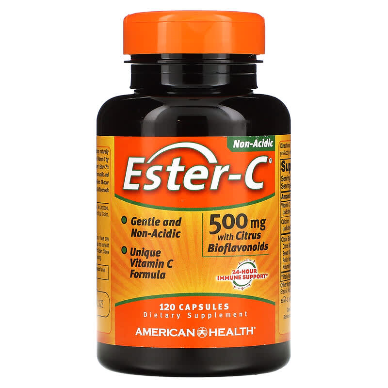American Health Ester-C with Citrus Bioflavonoids (500mg)  120 caps