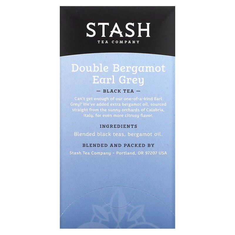 Stash Black Tea Double Bergamot Earl Grey 18 pckts